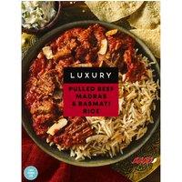 Iceland Luxury Pulled Beef Madras & Basmati Rice 400g
