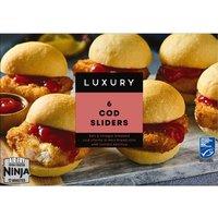 Iceland Luxury 6 Cod Sliders 450g