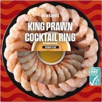 Iceland King Prawn Cocktail Ring with Marie Rose Dip 140g