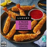 Iceland Luxury 8 Prawn Cracker Coated Prawns 270g