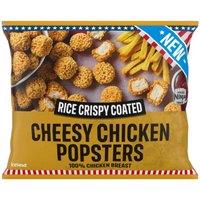 Iceland Rice crispy coated cheesy chicken popsters 500g