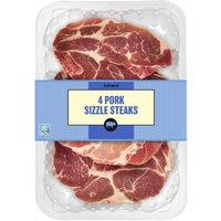 Iceland Pork Sizzle Steaks 300g