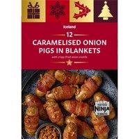 Iceland 12 Caramelised Onion Pigs In Blankets 262g