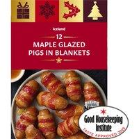 Iceland 12 Maple Glazed Pigs In Blankets 327g