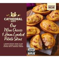 Cathedral City Our Mini Cheese & Ham Loaded Potato Skins 266g