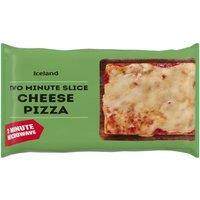 Iceland Two Minute Slice Cheese Pizza 150g