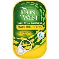 John West Mackerel Fillets in Sunflower Oil 125g