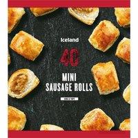Iceland 40 (Approx.) Mini Sausage Rolls 720g