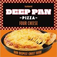 Iceland Deep Pan Pizza Four Cheese 415g
