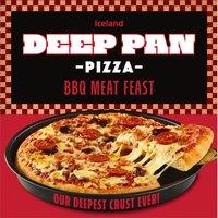 Iceland Deep Pan Pizza BBQ Meat Feast 430g