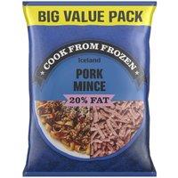 Iceland Pork Mince 20% Fat 900g