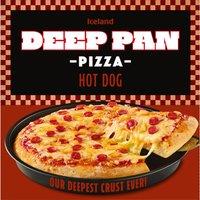 Iceland Deep Pan Pizza Hot Dog 425g