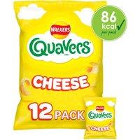 Walkers Quavers Cheese Multipack Snacks Crisps 12x16g