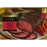 Iceland Luxury Perfect Aberdeen Angus Beef Rump Joint with Garlic & Rosemary Seasoning 750g