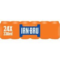 IRN-BRU Regular Soft Drink Can Multipack 24x330ml