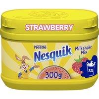 Nesquik Strawberry flavoured milkshake powder 300g tub