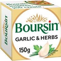 BOURSIN Garlic & Herbs Soft French Cream Cheese 150g