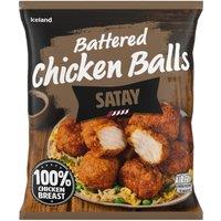 Iceland Satay Battered Chicken Balls 490g