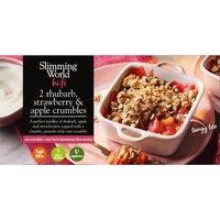 Slimming World 2 Rhubarb, Strawberry & Apple Crumbles 230g