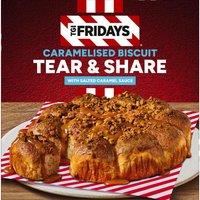 TGI Fridays Caramelised Biscuit Tear & Share With Salted Caramel Sauce 367g