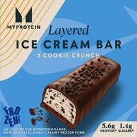 Myprotein Layered Ice Cream Bar 3 Cookie Crunch 120g