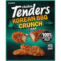 Iceland Chicken Tenders Korean BBQ Crunch 450g