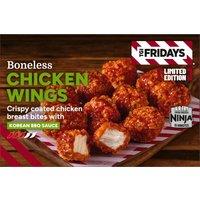 TGI Fridays Boneless Chicken Wings with Korean BBQ Sauce, Crispy Coated Chicken Breast Bites 400g