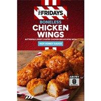 TGI Fridays Boneless Chicken Wings with Hot Honey Sauce, Buttermilk Crispy Coated Chicken Breast Bites 400g