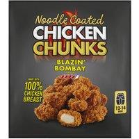 Iceland Noodle Coated Chicken Chunks Blazin' Bombay Flavour 500g