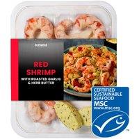 Iceland Red Shrimp with Roasted Garlic & Herb Butter 190g