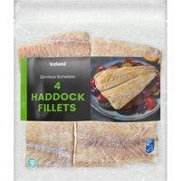 Iceland 4 Haddock Fillets 500g