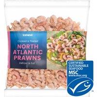 Iceland North Atlantic Prawns 250g