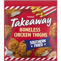 Iceland Takeaway Southern Fried Boneless Chicken Thighs 500g