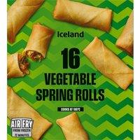 Iceland 16 Vegetable Spring Rolls 400g