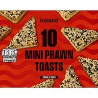 Iceland 10 Mini Prawn Toasts 150g