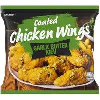 Iceland Garlic Butter Kiev Coated Chicken Wings 600g