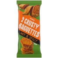 Iceland 2 Crusty Baguettes Hot & Spicy 338g