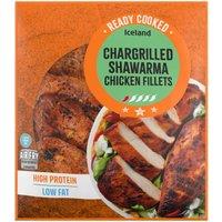 Iceland Ready Cooked Chargrilled Shawarma Chicken Fillets 400g