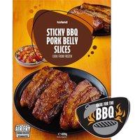 Iceland Sticky BBQ Pork Belly Slices 420g