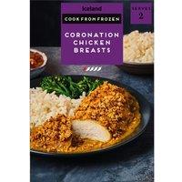 Iceland Coronation Chicken Breasts 332g