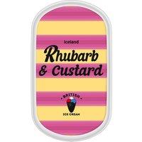 Iceland Rhubarb & Custard Ice Cream 900ml