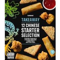Iceland Takeaway 12 Chinese Starter Selection 270g