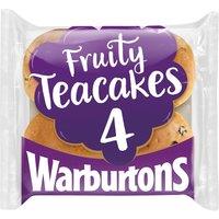 Warburtons 4 Fruity Teacakes