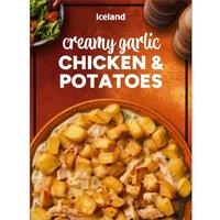 Iceland Creamy Garlic Chicken & Potatoes 400g