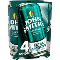 John Smiths Extra Smooth Beer Can 4x440ml