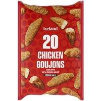 Iceland 20 (Approx.) Chicken Goujons 320g