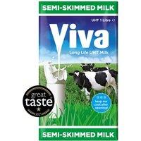 Viva Semi-Skimmed Long-Life Milk 1L
