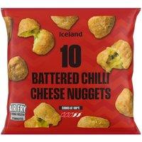 Iceland 10 (Approx.) Battered Chilli Cheese Nuggets 200g