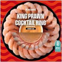Iceland King Prawn Cocktail Ring with Marie Rose Dip 140g