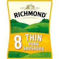 Richmond 8 Thin Pork Sausages 227g